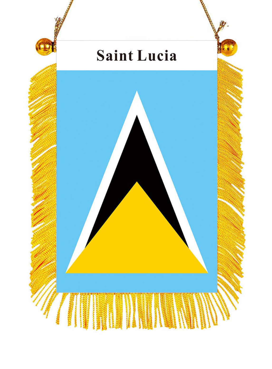 Car mirror flag
