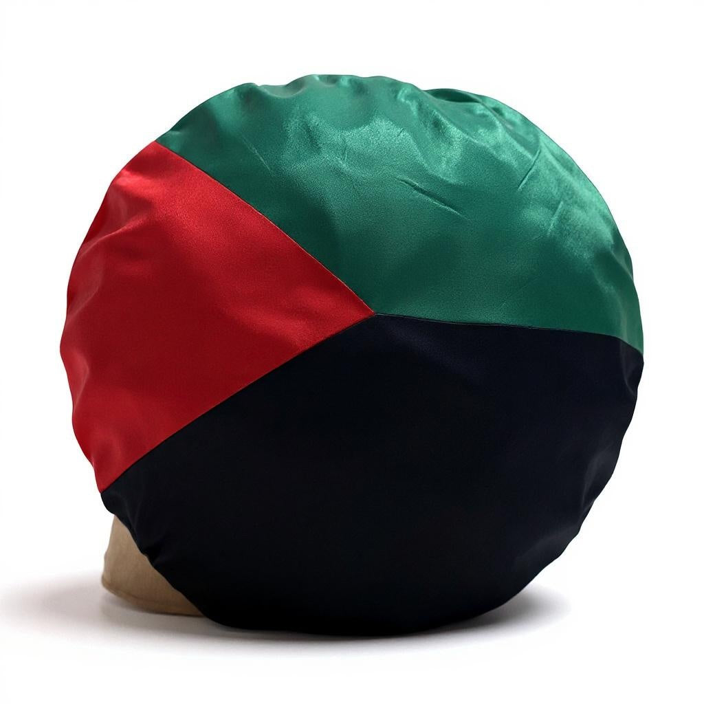 Caribbean Island Flag Satin Bonnet