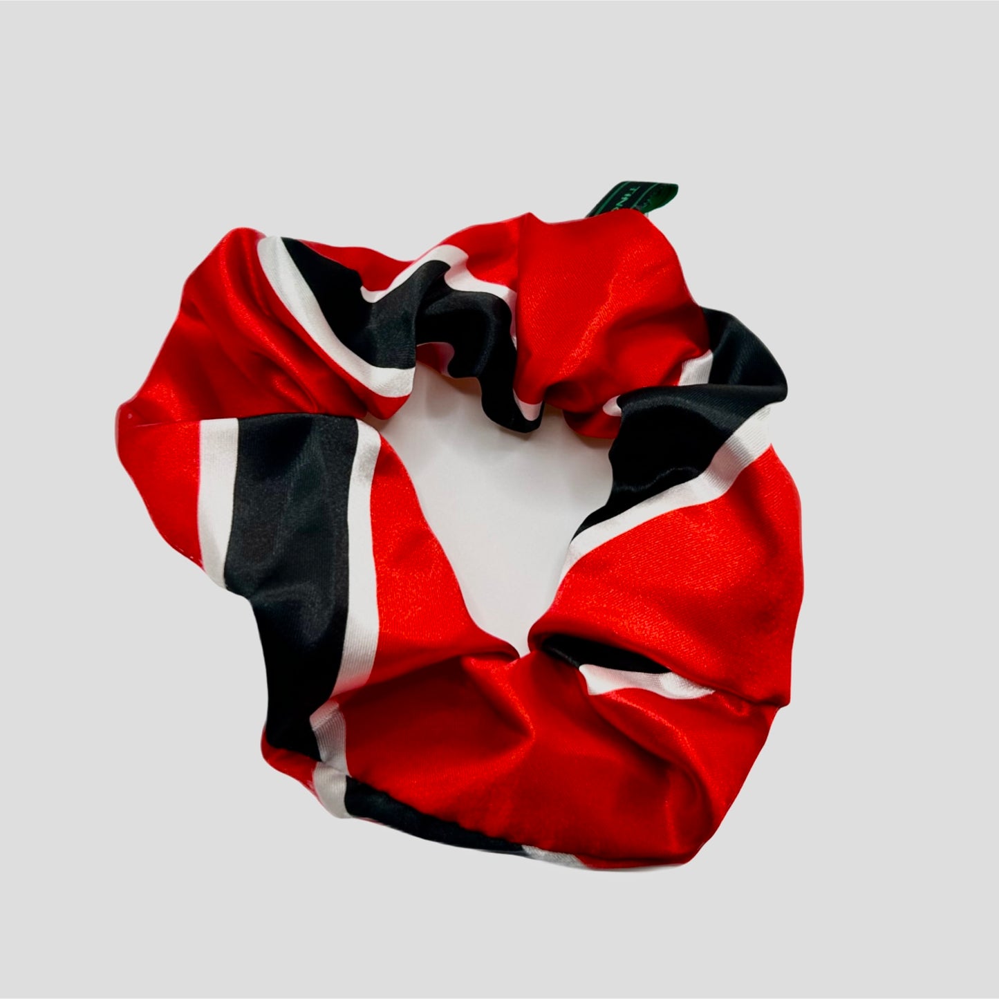 Flag Satin Hair Scrunchie