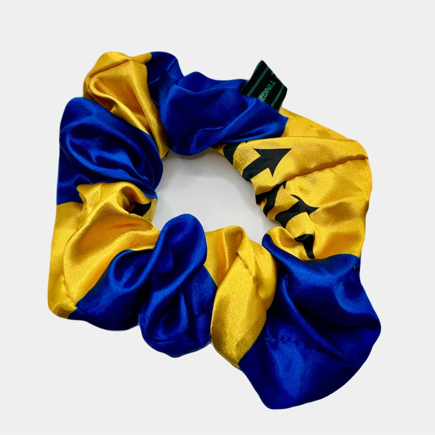 Flag Satin Hair Scrunchie
