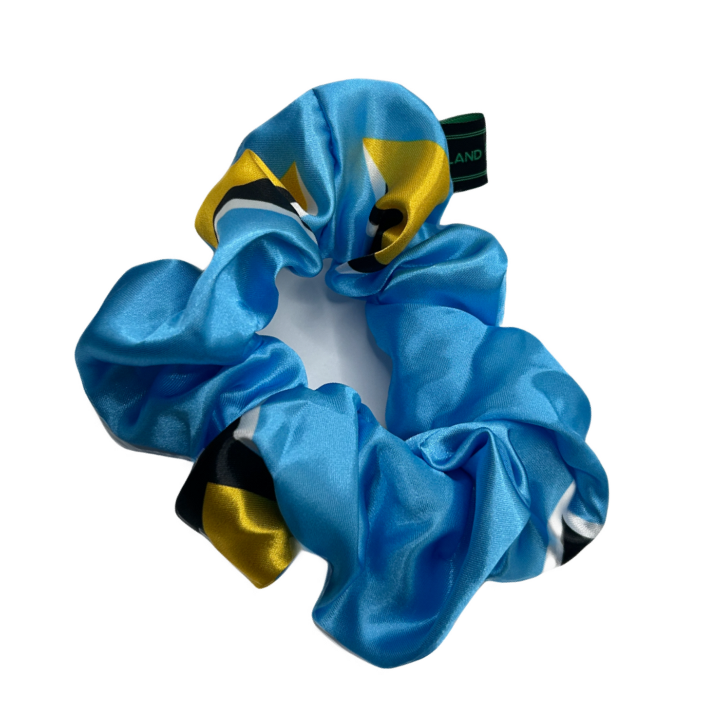 Flag Satin Hair Scrunchie