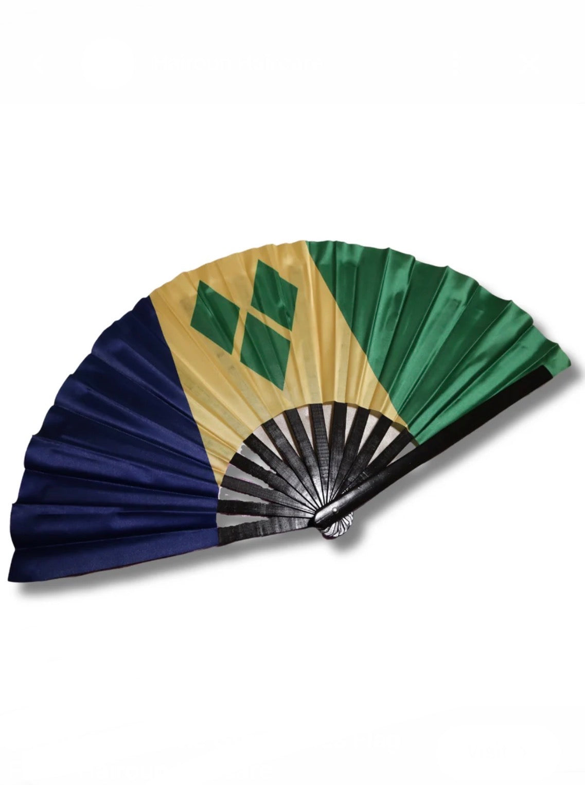 Large Island Flag Handheld Fan
