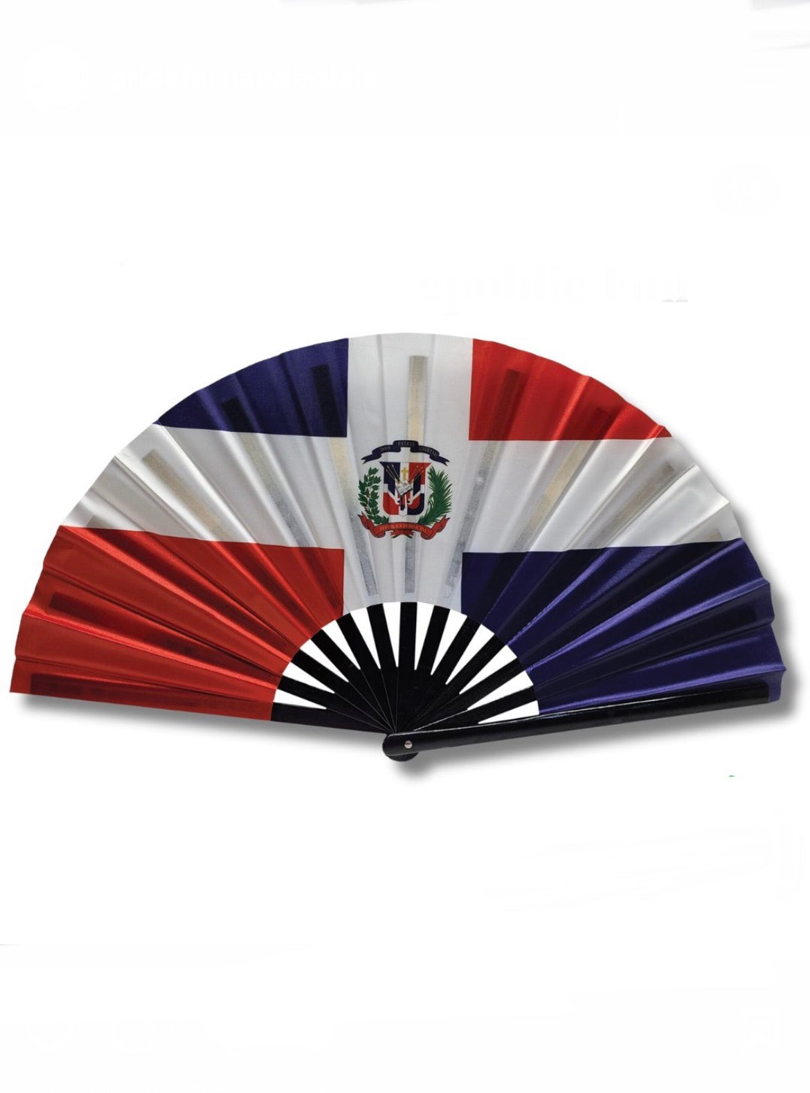 Large Island Flag Handheld Fan