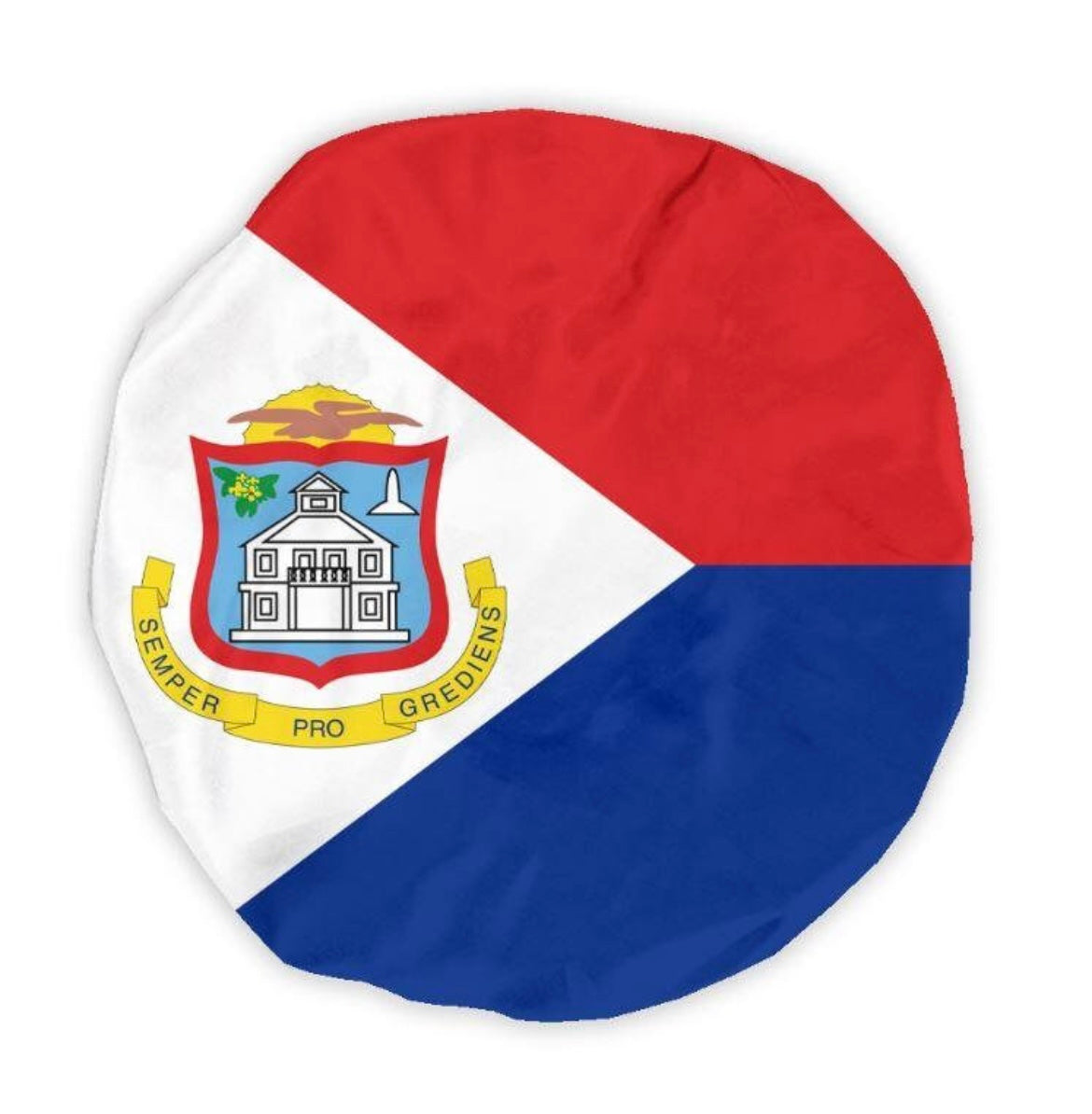 Caribbean Island Flag Satin Bonnet