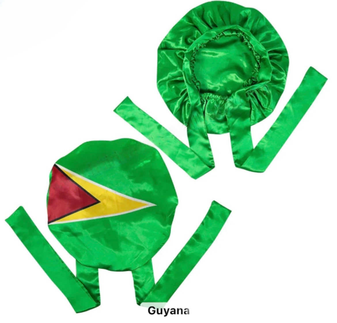 Caribbean Island Flag Satin Bonnet