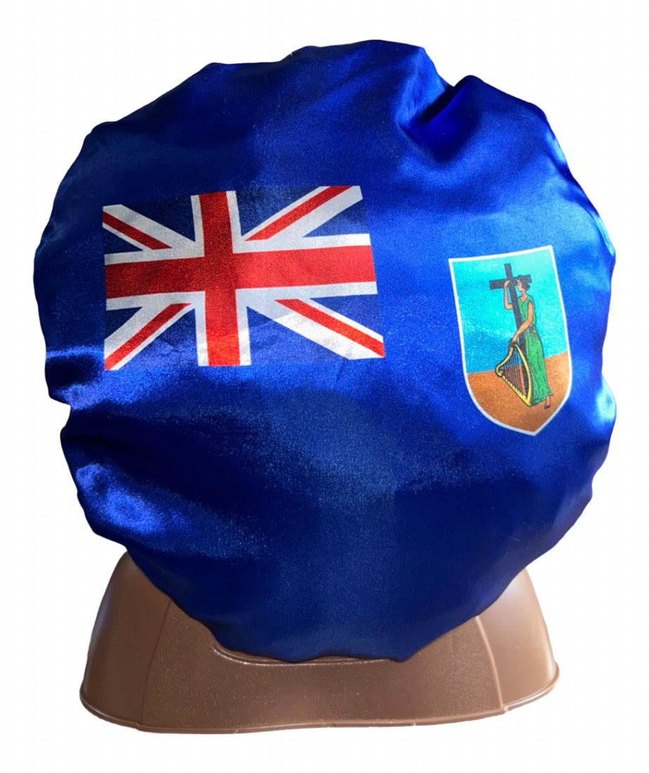 Caribbean Island Flag Satin Bonnet